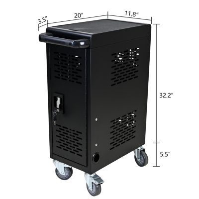 Streamdale 16-Compartment Charging Cabinet for Laptops