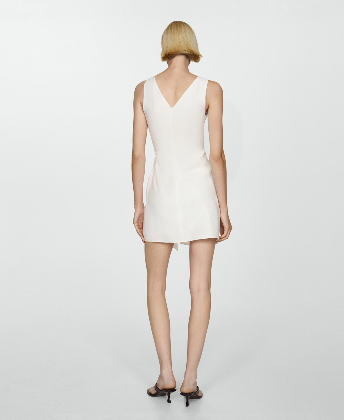 Mango Women's Bow Wrap Dress