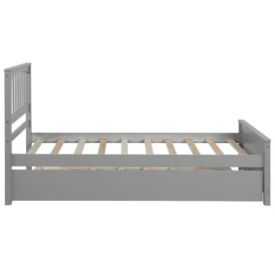 Streamdale Twin Size Platform Bed With Trundle