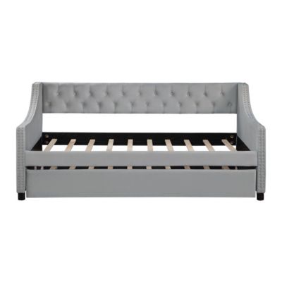 Twin Upholstered Trundle Daybed