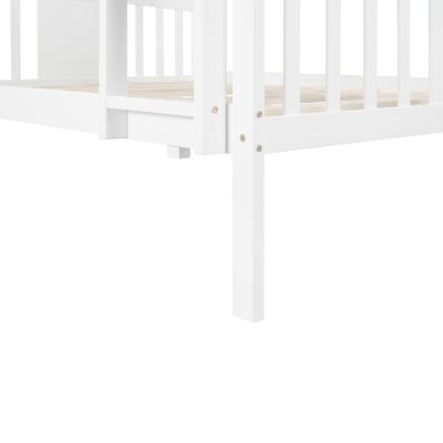 Streamdale Full Over Full Bunk Bed With Ladder For Bedroom, Guest Room Furniture