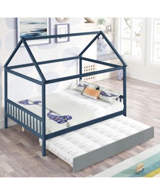 Simplie Fun House Full Bed With Trundle