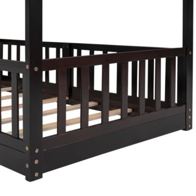 Streamdale Twin Over Twin Bunk Bed With Slide And Ladder