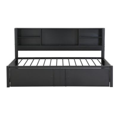 Streamdale Daybed with Trundle, Shelves