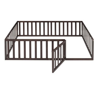 Streamdale Full Size Wood Daybed Frame With Fence