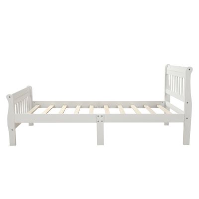 Streamdale Twin Platform Bed Frame with Headboard and Footboard
