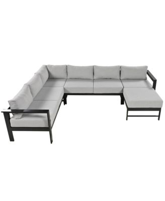 Streamdale Premium Aluminum Outdoor Sofa Set for Ultimate Comfort and Durability