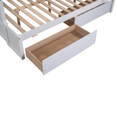 Streamdale Twin Over Full Bunk Bed With Storage