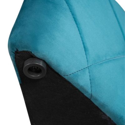 Streamdale Velvet Queen Storage Platform Bed with Wingback Headboard