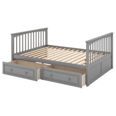 Streamdale Full Over Full Bunk Bed With Drawers, Convertible Beds