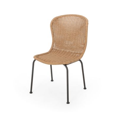 Streamdale Sleek Outdoor Wicker Dining Chair Set for a Touch of Style and Comfort