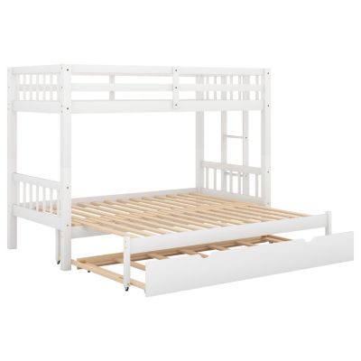 Streamdale Twin Over Pull-Out Bunk Bed With Trundle