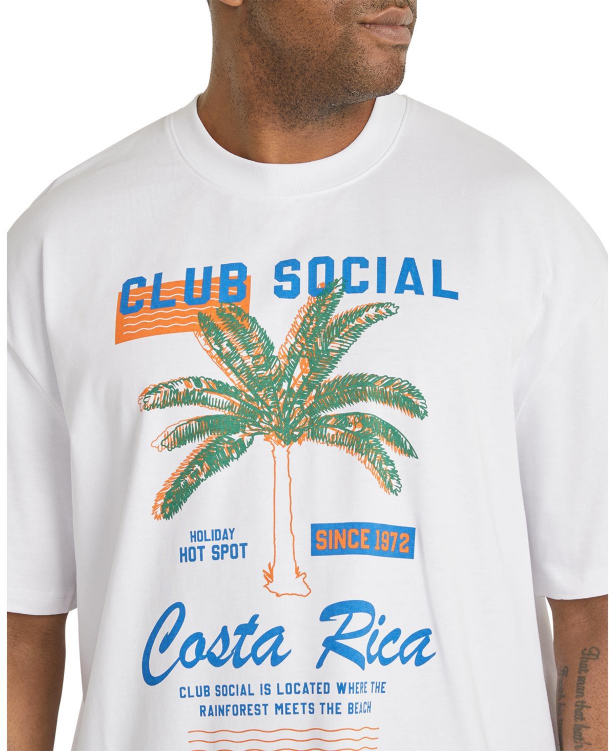 Johnny Bigg Men's Social Club Relaxed Fit Tee