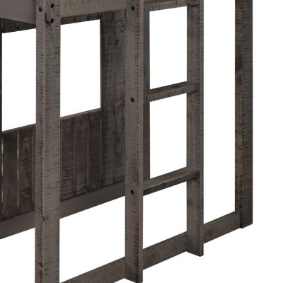 Streamdale Twin Over Full Playhouse Loft Bunk Bed
