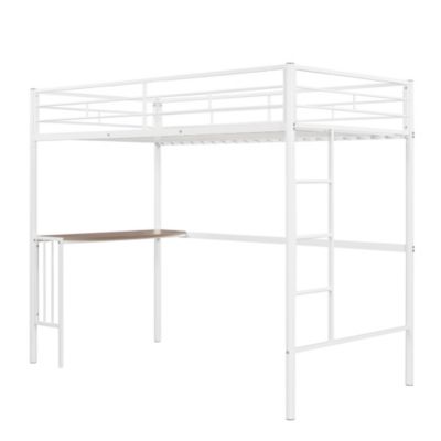 Streamdale Twin-Over-Full Bunk Bed with Desk and Ladder