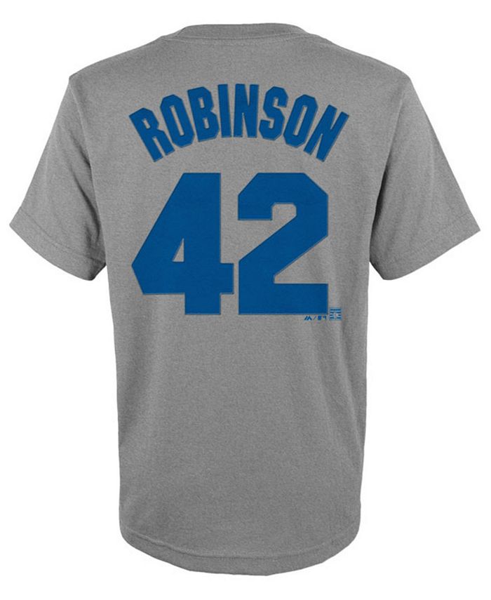 Majestic Jackie Robinson Brooklyn Dodgers Player T-Shirt, Big Boys (8-20) -  Macy's