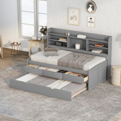 Streamdale Captain's Bed with Built-In Storage