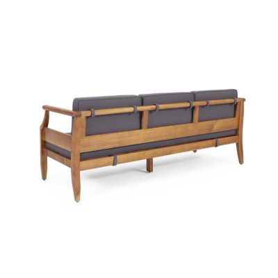 Streamdale Mid-Century Luxe Sofa Acacia & Water-Resistant