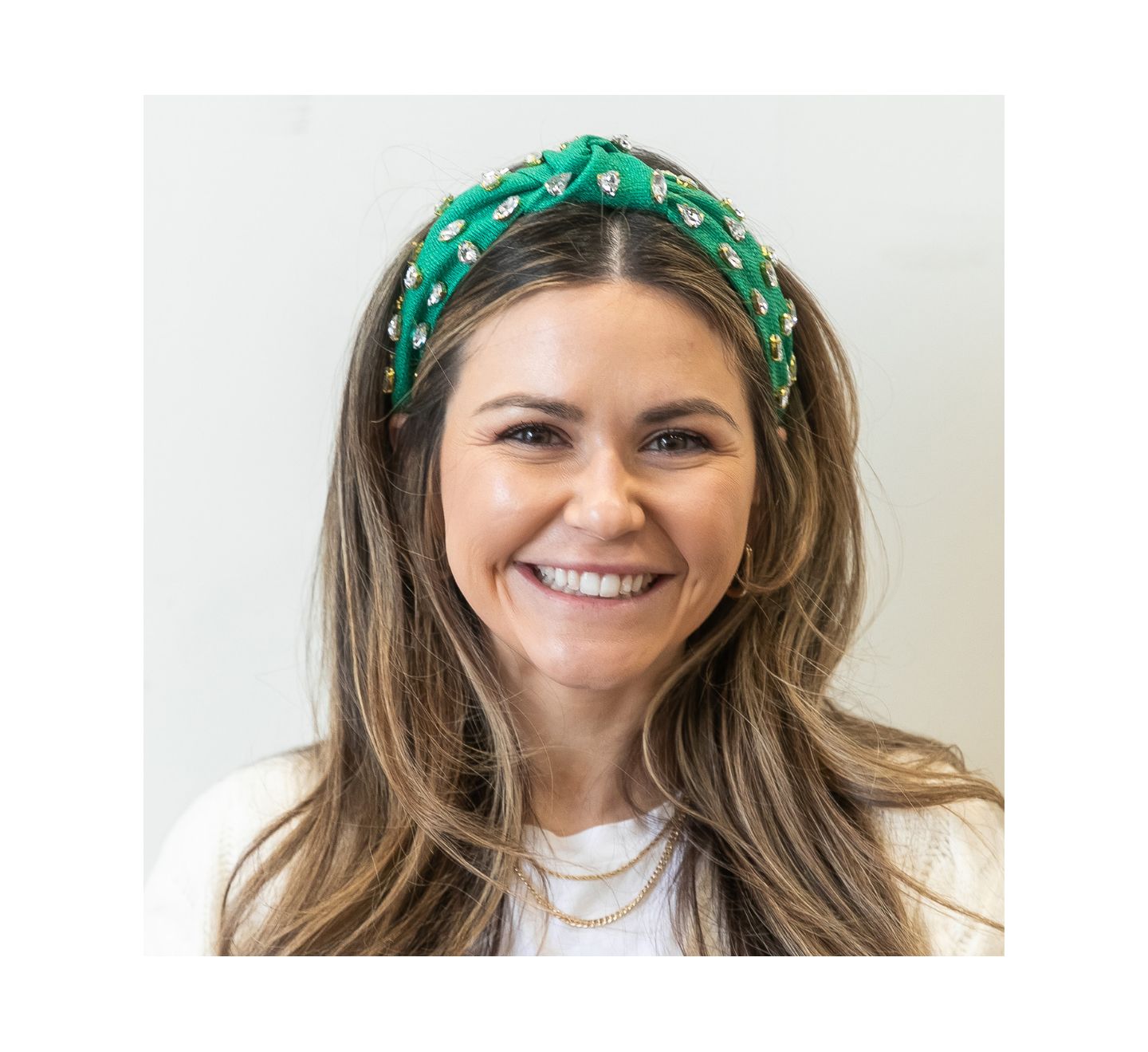 Женские аксессуары для волос Headbands of Hope Traditional Woven Headband - Green Gem — фото 2