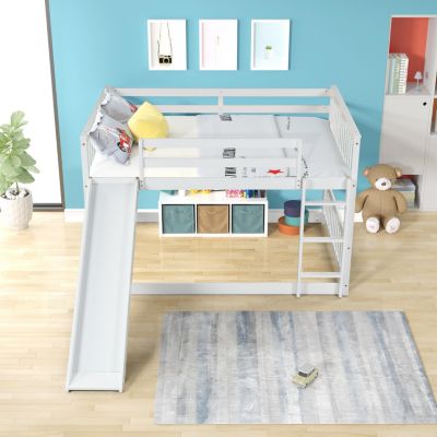 Streamdale Full Over Full Bunk Bed With Slide
