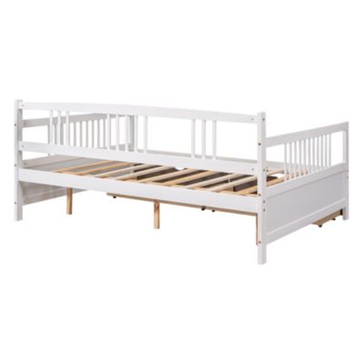 Streamdale Full Size Daybed Wood Bed With Two Drawers