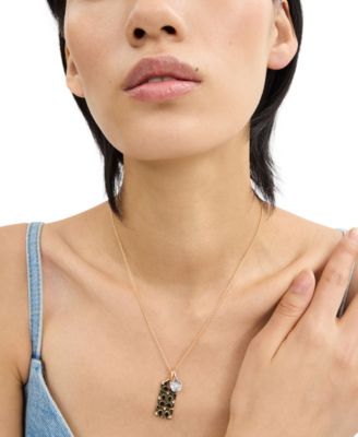【COACH】 キルティング C タグ ペンダント ネックレス COACH Quilted C Tag Pendant Necklace - Macy's