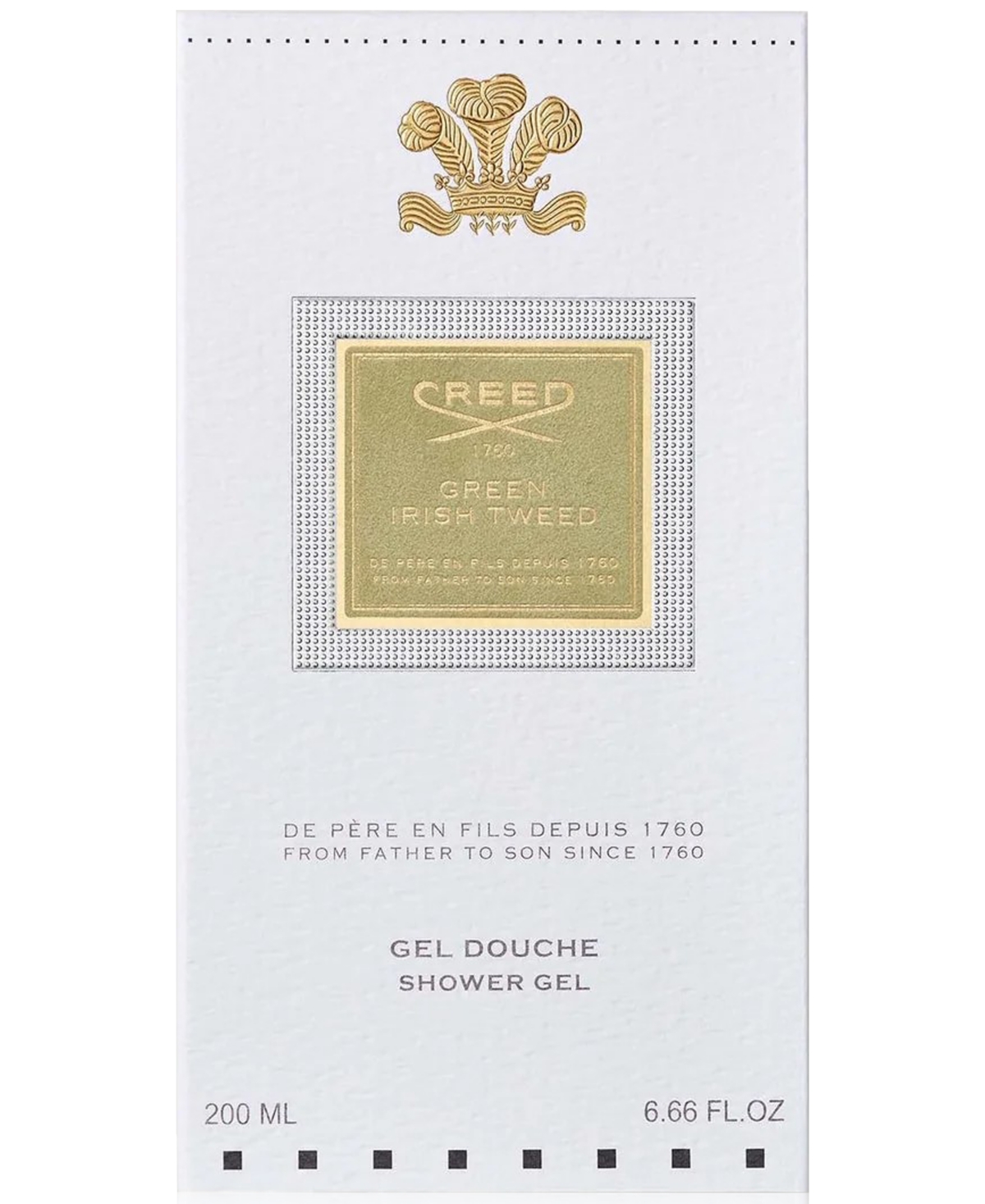 Creed Green Irish Tweed Shower Gel, 6.66 Oz. In No Color