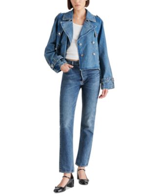 Steve Madden Women's Sirus Double-Breasted Jacket