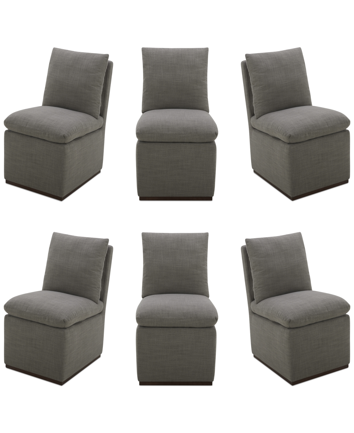 Macy's Kenity Ii 6-pc. Dining Chair Set, Created For  In Flint
