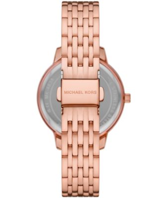 （美品）Michael Kors MK3831 Rose Gold ステンレス Michael Kors Women's Parker Original Wrist Watch, Stainless Steel