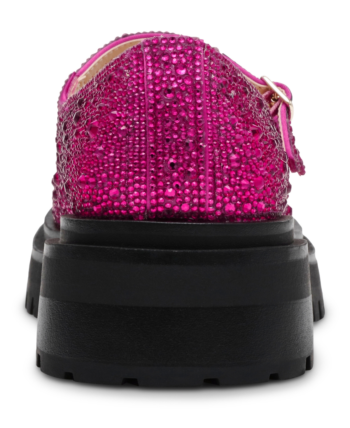 Betsey Johnson Women's Rico Rhinestone Lug Sole Mary Jane Loafers