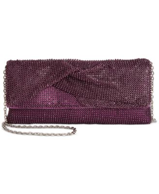 I.N.C. International Concepts - Hether Crystal Mesh Twist Small Clutch Crossbody