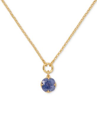kate spade new york - Gold-Tone Pop of Joy Spade Flower Pendant Necklace