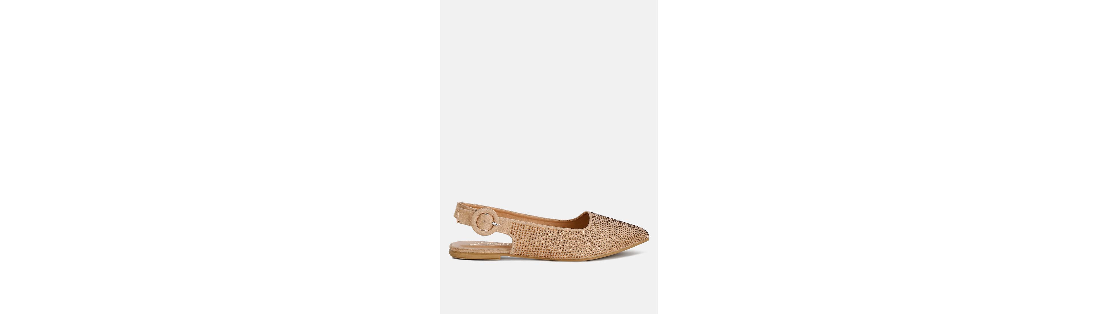 jarisa rhinestones embellished slingback mules