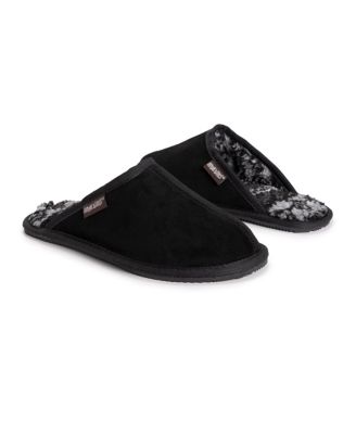 Men's Dave Printed Berber Suede Scuff Slippers