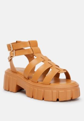 Women's Dewey Recycled Faux Leather Gladiators