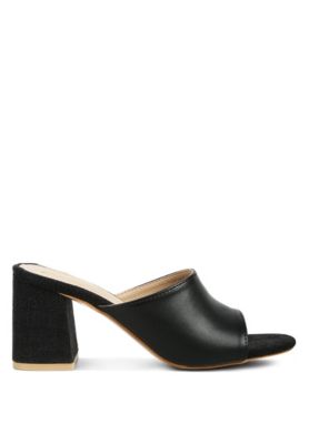 Women's Addie Block Heel Slip On Sandals