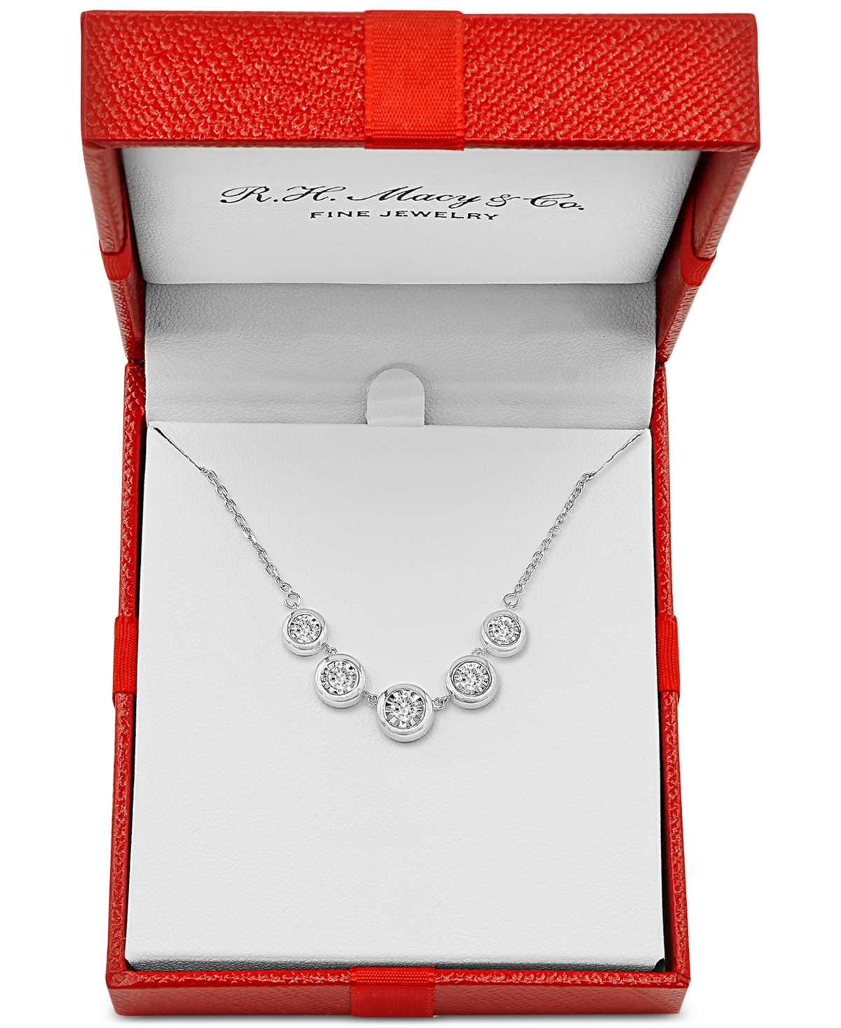 Diamond Bezel Five Stone Adjustable 18