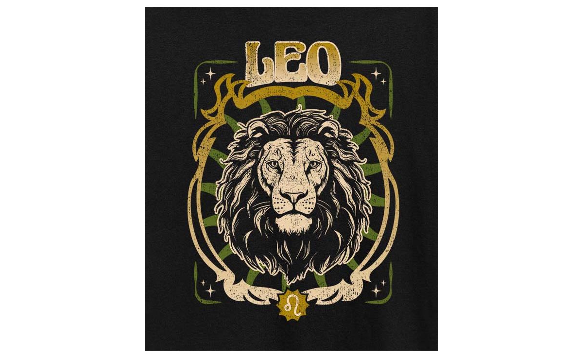 Hybrid Apparel Leo Zodiac Plus Size Graphic T-Shirt