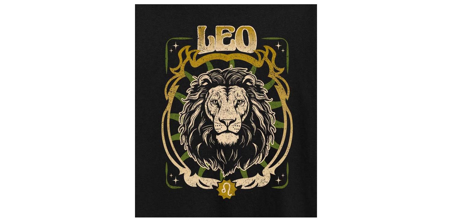 Leo Zodiac Plus Size Graphic T-Shirt