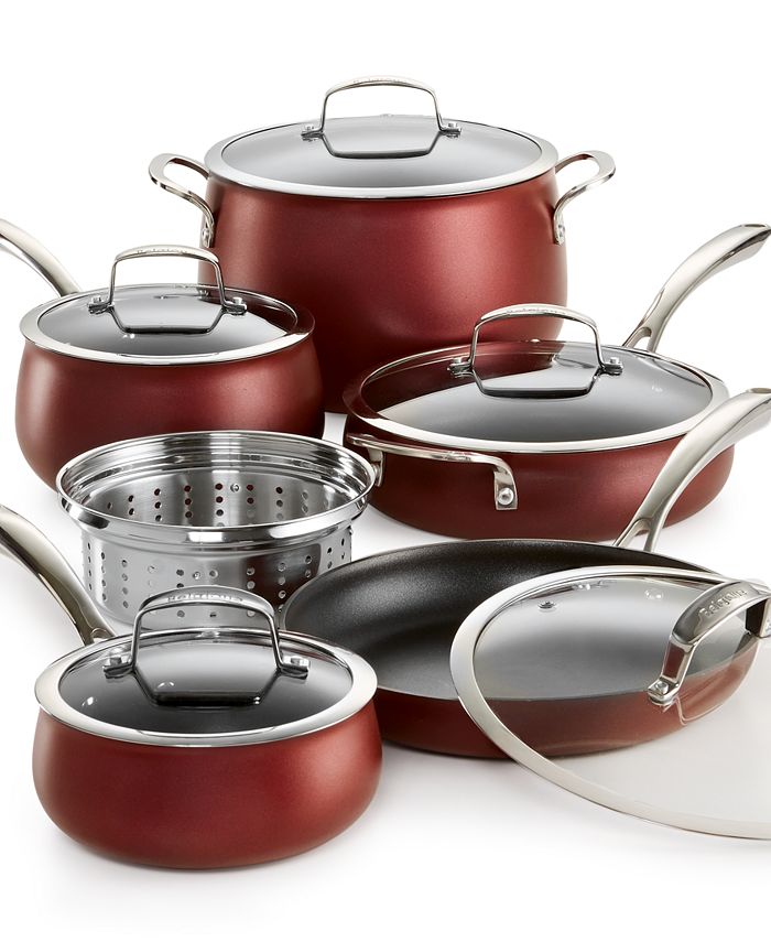 Nonstick Aluminum 11-Pc. Cookware Set, Created for Macy's