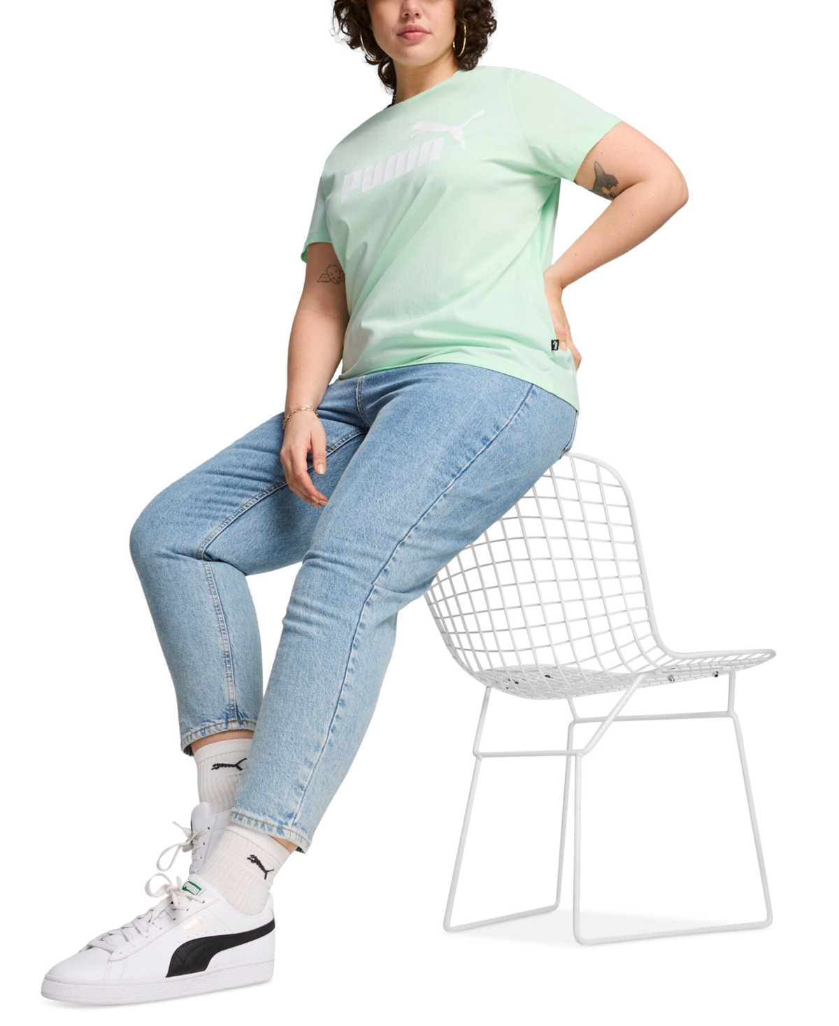 Puma Women's Essentials Graphic Short Sleeve T-Shirt