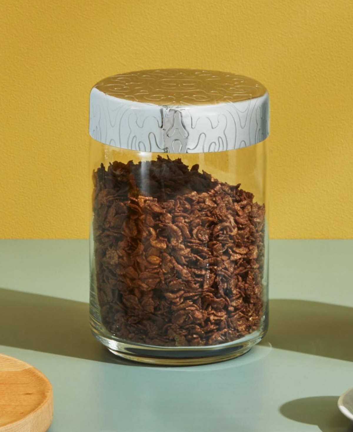 Alessi 2 Cup Jar With Lid By Marcel Wanders In Clear