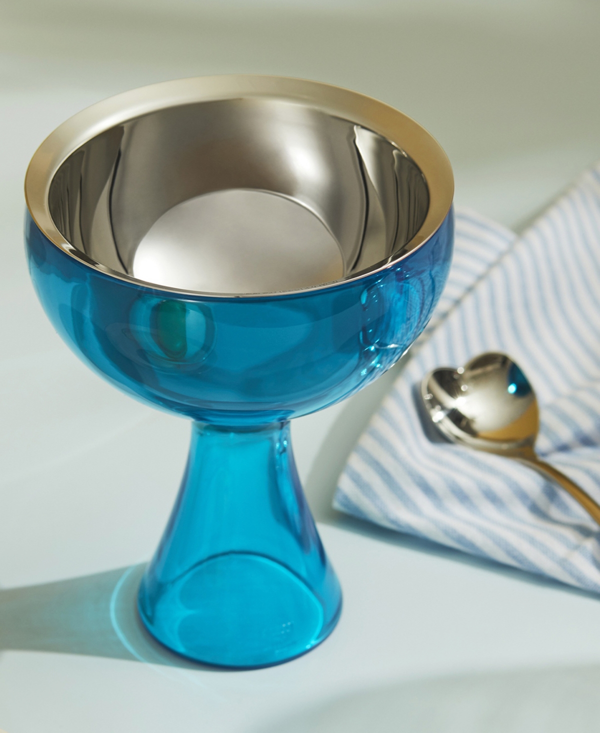 Shop Alessi 1 Cup Ice Cream Bowl Spoon By Miriam Mirri In Blue