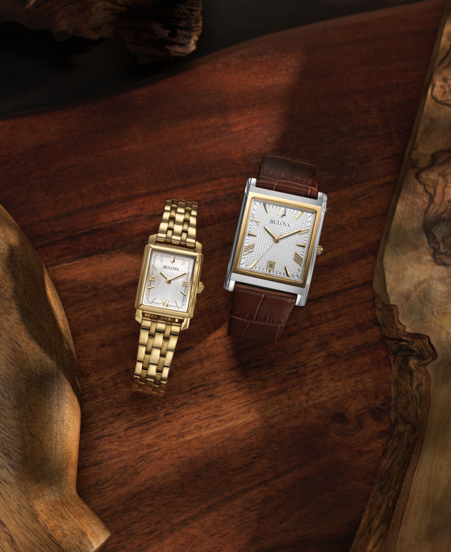 Женские часы Bulova Sutton Gold-Tone Stainless Steel Bracelet Watch 21mm — фото 4