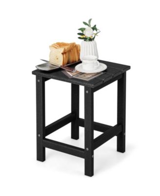 14 Inch Square Weather-Resistant Adirondack Side Table