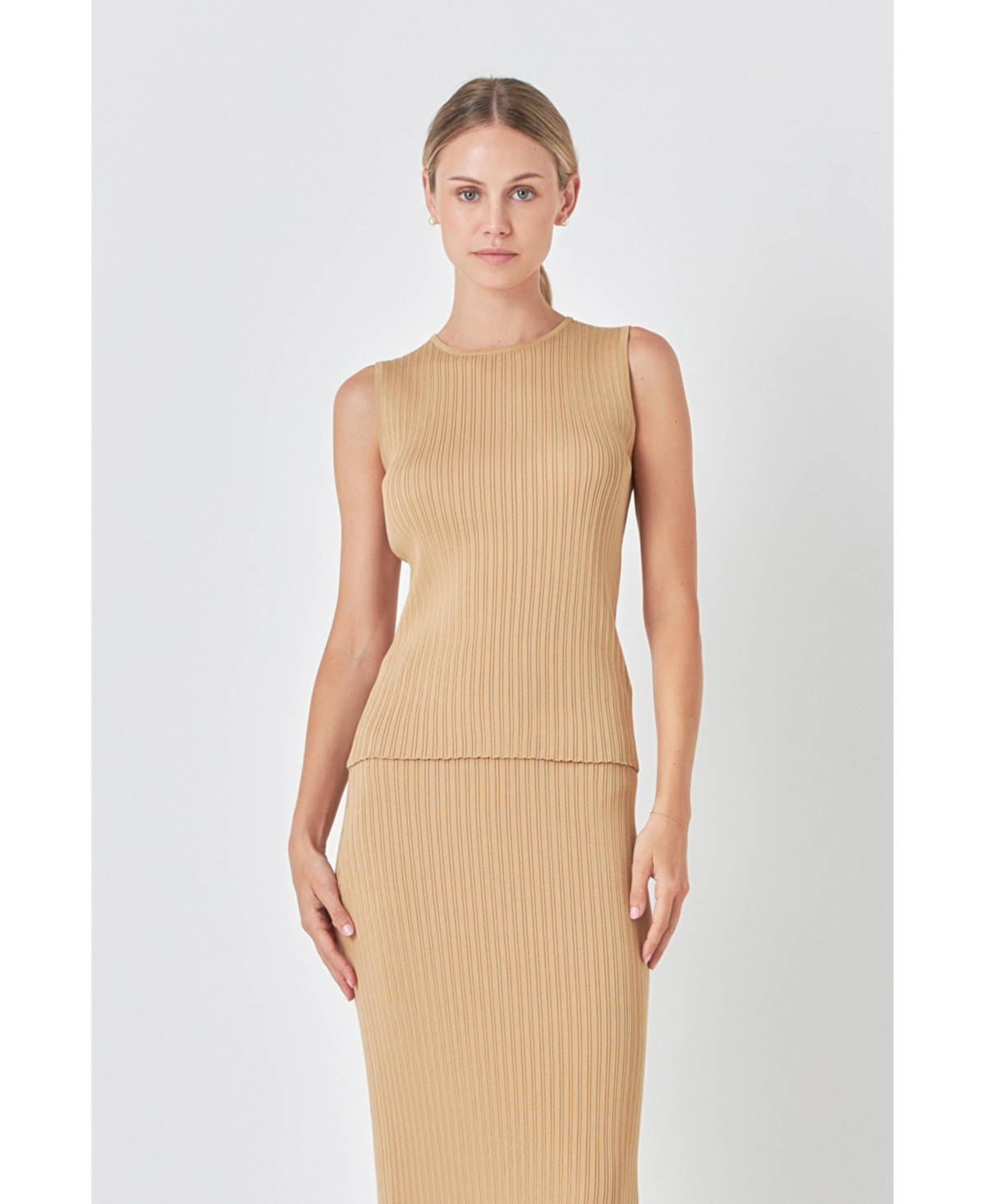 endless rose Women's Ribbed Sleeveless Top