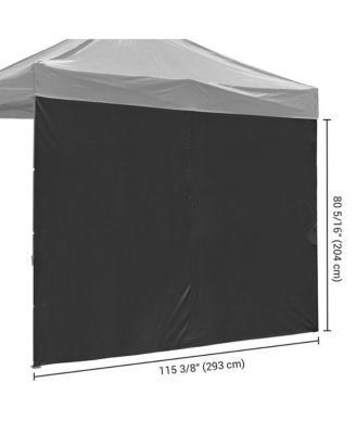 InstaHibit Universal Privacy Sidewall UV30+ Fits 10x10ft Canopy 1 Piece Gazebo