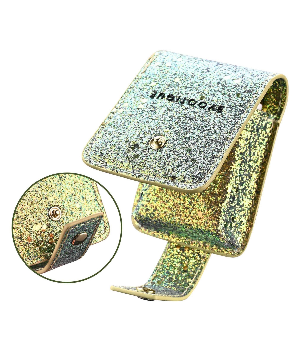 Byootique Portable Lipstick Case Lip Gloss Pouch with Mirror for Purse Mini Bag