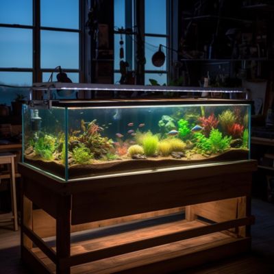 LED Aquarium Light 30–38 Inch with APP WiFi Control, Full Spectrum, Timer, Extendable Brackets for Freshwater Plant Tanks